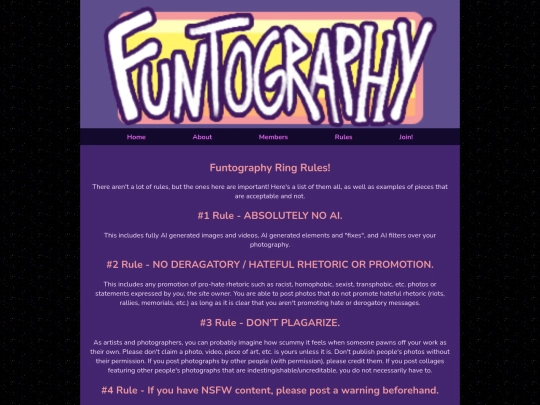 Funtographyringrules screenshot