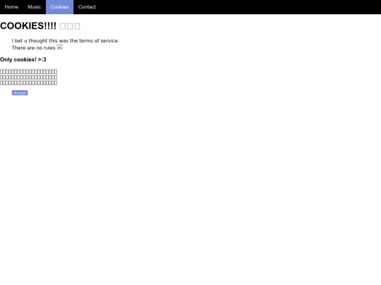 cookies screenshot