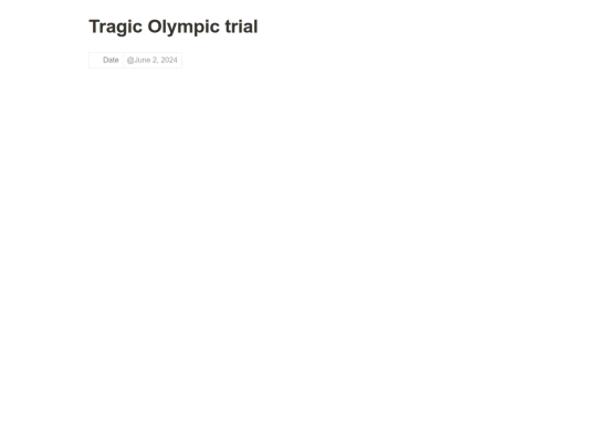 Tragic Olympic trial f25e32401a994b4f82e75986828360f4 screenshot