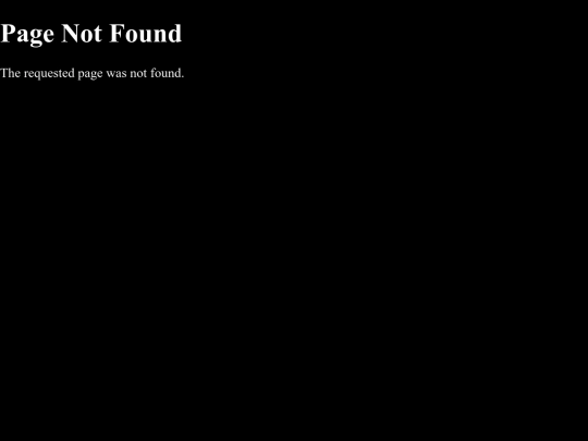 not_found screenshot