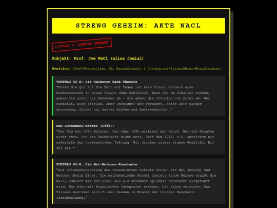 prof screenshot