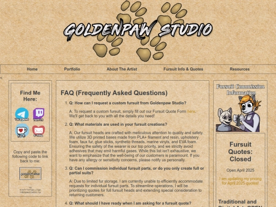 faq screenshot