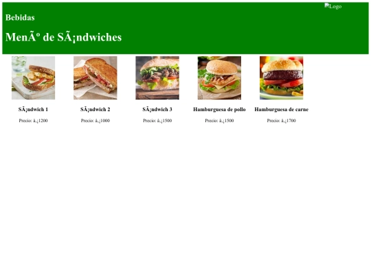 Sandwiches screenshot