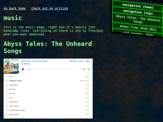 music screenshot