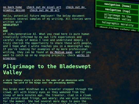 stories screenshot