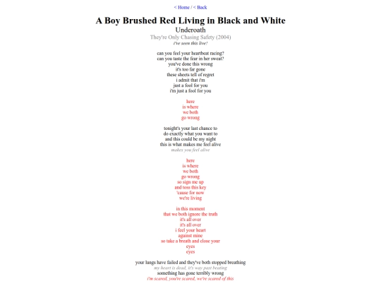 songs/boybrushedred screenshot