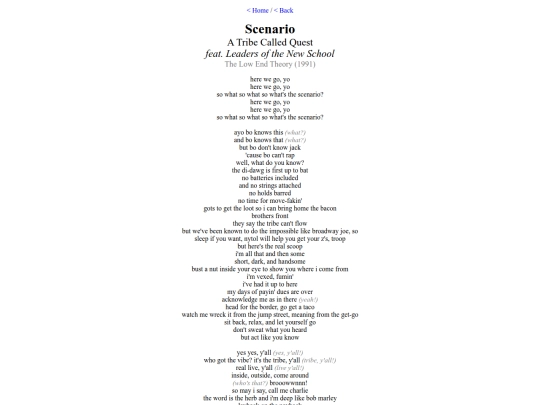 songs/scenario screenshot