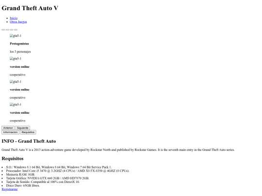 index screenshot