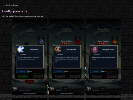 legendarypassives screenshot