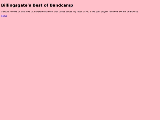 bandcampreviews screenshot