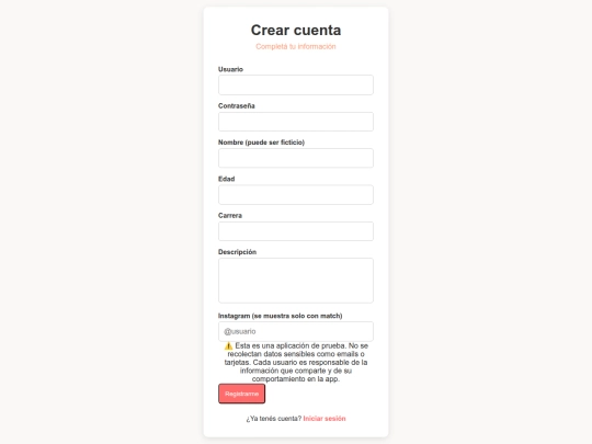 register screenshot