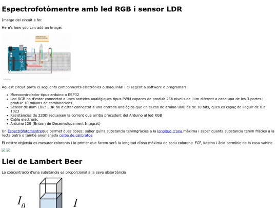 espectrofotomentre screenshot