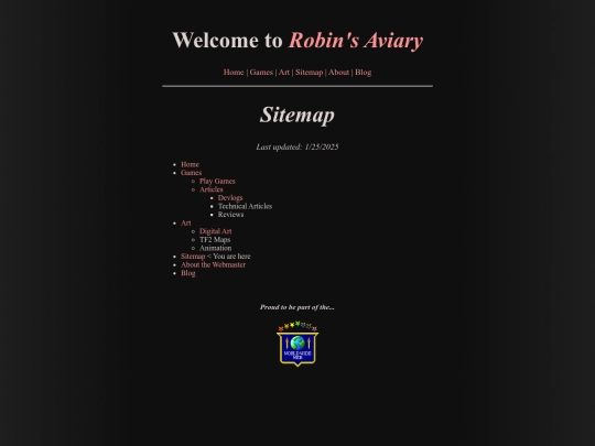 sitemap screenshot