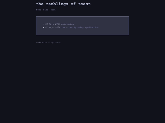 blog screenshot