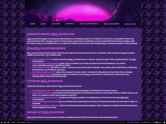 sqlinjecttions screenshot