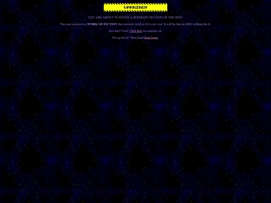 exidy/warning screenshot
