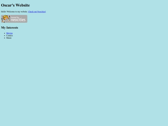index screenshot