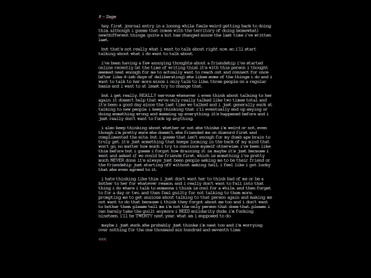 journal/oct6th2025 screenshot