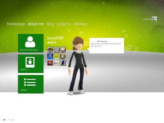 about-me screenshot