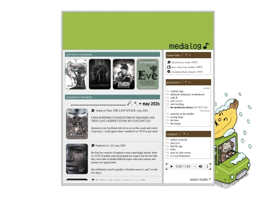 projects/medialog screenshot