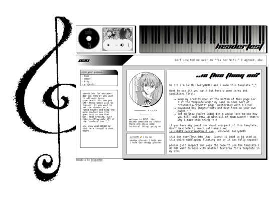 projects/templates/MUSE screenshot