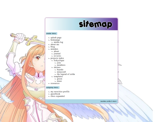 sitemap screenshot