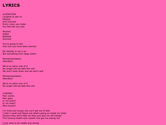 lyrics screenshot