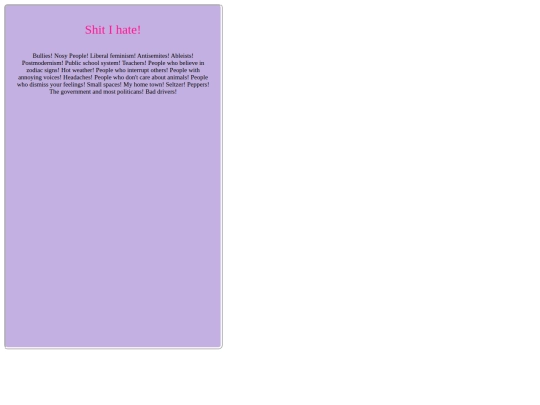 pages/hate screenshot