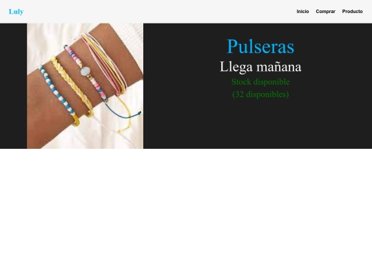 pulseras screenshot