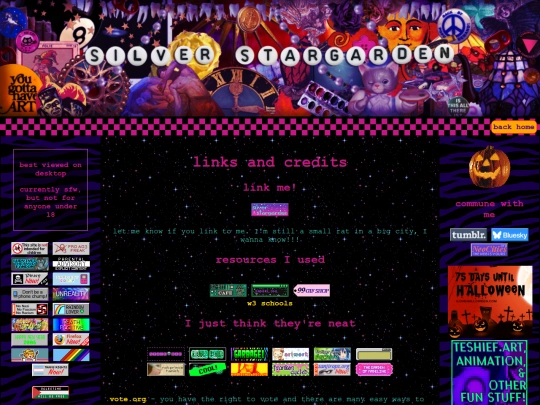 linksandcredits screenshot