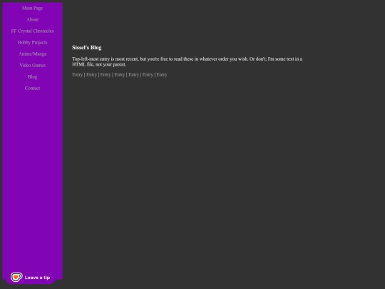 blog screenshot