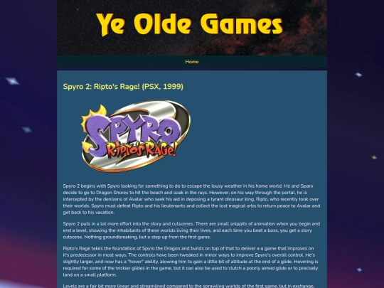 reviews/psx/spyro2 screenshot