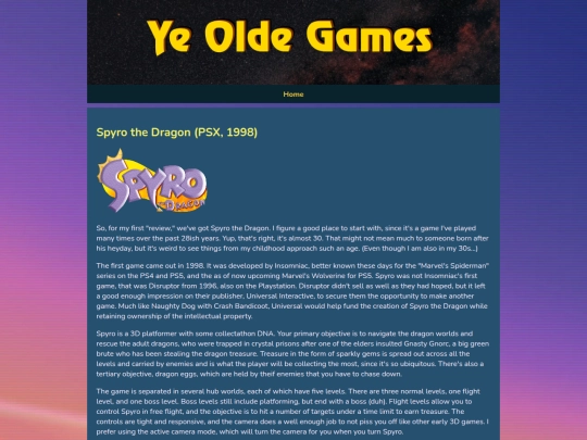 reviews/psx/spyrothedragon screenshot