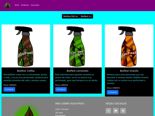 paginas/productos/productos screenshot