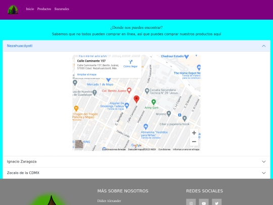 paginas/sucursales/sucursales screenshot