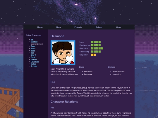desmond screenshot