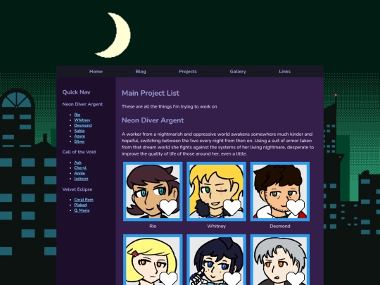 projects screenshot