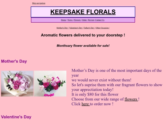 flowers screenshot
