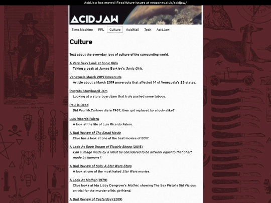 acidjaw/culture screenshot
