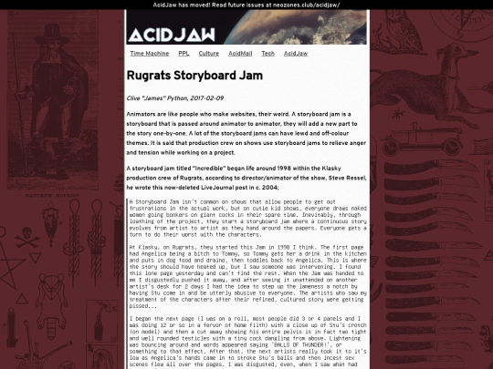 acidjaw/culture/rugrats-storyboard-jam screenshot