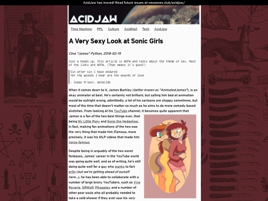 acidjaw/culture/sonic-girls screenshot