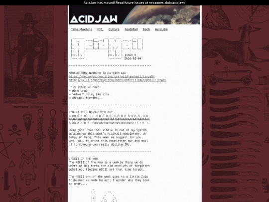 acidjaw/mail/issue5 screenshot