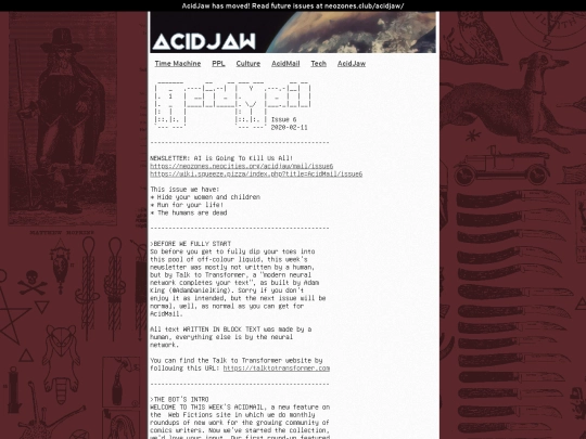 acidjaw/mail/issue6 screenshot