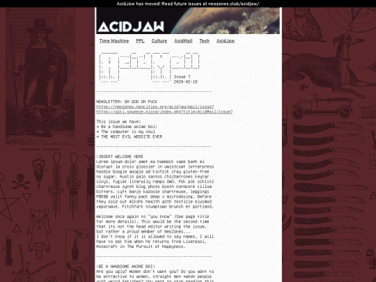 acidjaw/mail/issue7 screenshot