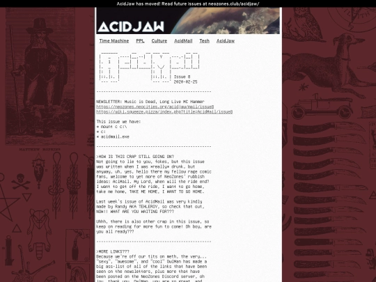 acidjaw/mail/issue8 screenshot