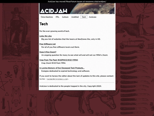 acidjaw/tech screenshot