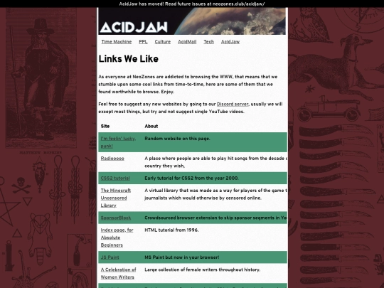 acidjaw/tech/links-we-like screenshot