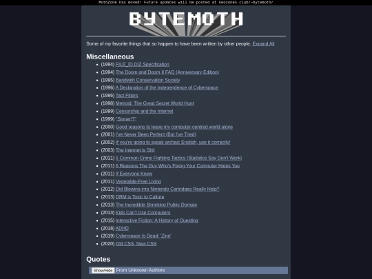 bytemoth/txts screenshot