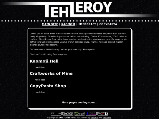 tehleroy screenshot