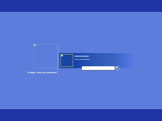 login screenshot